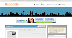 Desktop Screenshot of bloggeramt.de