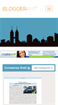 Mobile Screenshot of bloggeramt.de