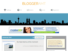 Tablet Screenshot of bloggeramt.de